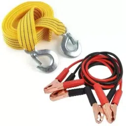 Car Battery Booster Starter Jumper Cable, With Vehicle Auto Towing Tow Rope Combo-image-14