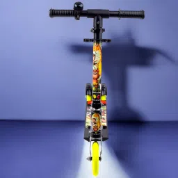 Metal Kick Scooter for Kids| Foldable & Attractive | 4 Adjustable Height | Adult Scooter-image-5