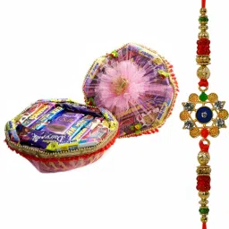 Nagpur Assorted Chocolate Tokani Medium With Rakhi Assorted Gift Box-image-4