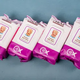 Premium Baby Wipes Enriched with Alove Vera and Vitamin E, 80 Counts, Pack of 4-picture-35