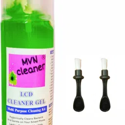 MVN CLEANER SCREEN CLEANING GEL 200 ML GREEN MICROFIBRE CLOTH WITH SMALL BRUSH FOR KEYBOARD CLEANING for Computers, Laptops, Mobiles-picture-14