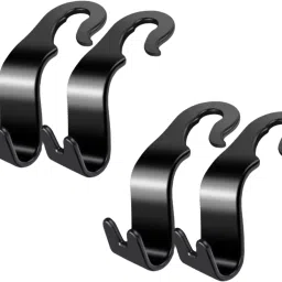Car Headrest Hanging Hook for Car Back Seat, Pack of 4 Pcs Combo-18