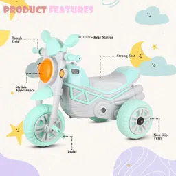 dugri Tricycle for Kids,Smart Plug n Play Kids Ride on TRICYCLE BULLET Tricycle-picture-8