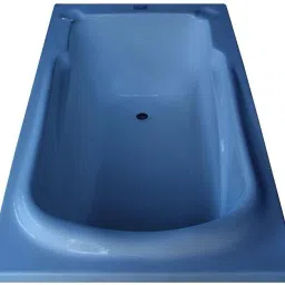 BONFIXALP103 Bonn Acrylic 4.5 Feet Rectangular Bathtub - Alpine Blue Undermount Bathtub-image-99