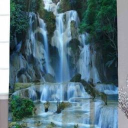 214 cm (7 ft) Polyester Room Darkening Door Curtain Single Curtain-image-33