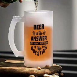 Beer is the 400ml Glass Beer Mug-image-69