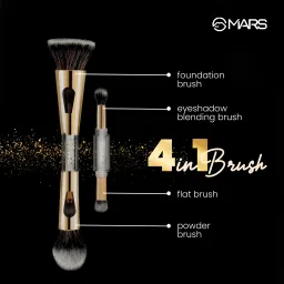 4In1 Foundation Eyeshadow Blending And Flat Brush Set-image-74
