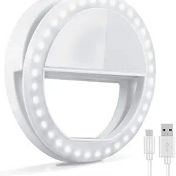 HIFY Bright Selfie Flash Rechargeable Night LED Selfie Ring Flash Light For All Smartphones, Tablets and Laptops Light Ring Flash-picture-26