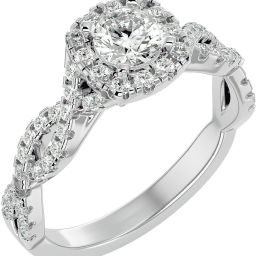 JEWELIES Bridal Solitaire Sterling Silver 925 For Girls & Women Cubic Zirconia Silver ring-image-40