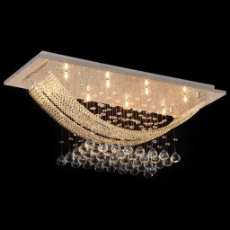 Chandelier for Living Room Ceiling Light L22.5" x W10.5" x H10" Warm White K9-SMALLRH Chandelier Ceiling Lamp-picture-18