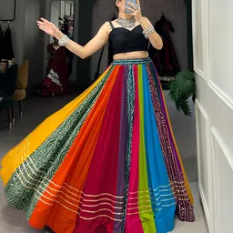 runaya nx Embroidered Semi Stitched Lehenga Choli-picture-16