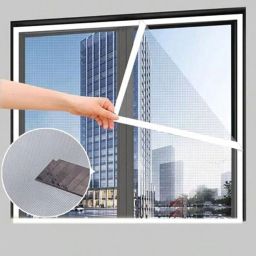 HDPE - High Density Poly Ethylene Infants Washable 4x6 ft White mosquito window Screens net,Mesh Anti Insect Invisible Fiberglass Mosquito Net-9