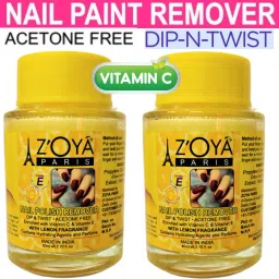 Nail Polish Remover! Dip & Twist Instant! Remover - Enriched with Vitamin C or Vitamin E with Lemon Fragrance. Contains Hydrating Agents & Perfume. Contains Hydrating Agents & Perfume. (PACK of 2)-11