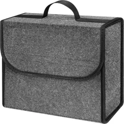 Car Trunk Felt Foldable Boot Storage Organizer with Handle & Velcro Fit closer Trunk Organizer-6