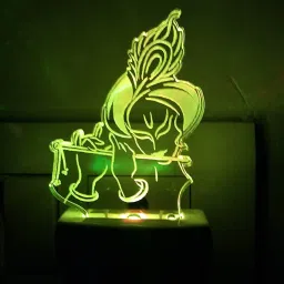 The Lord KRISHNA Lamp 3D illusion Night Lamp Night Lamp-image-38
