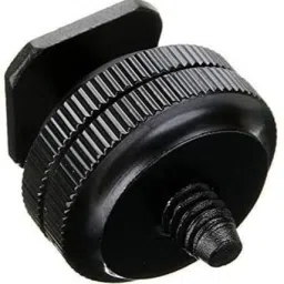 ZINROX Camera Hot Shoe With 1/4" Mount Adapter, Flash Shoe Mount for DSLR Camera, Led Light etc. Flash Shoe Adapter image 5