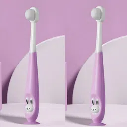 magic pebbles Supersoft Bristles & Section Cup Base Tooth Brush for Kids/Babies/Toddlers Extra Soft Toothbrush-picture-0