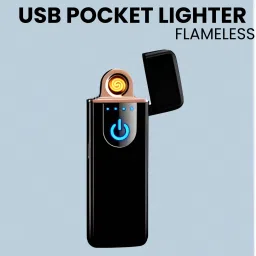 USB (Cigarette Lighter) for Smoking Windproof Slim Lighter with FingerprintB106 USB (Cigarette Lighter) for Smoking Windproof Slim Lighter with FingerprintB106 Pocket Lighter-image-78