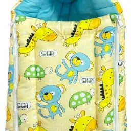 New Born Baby sleeping Bag | Carry bed |mattress| 3 in 1 Use For All Season Sleeping Bag-image-68