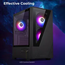 GALAXAR GLX16GBRAM 1TB I5 3470 256GBNVMESSD Intel Core i5-3470 Processor (16 GB RAM/Intel HD 2500 Graphics/1 TB Hard Disk/256 GB SSD Capacity/Windows 10 (64-bit)/1 GB Graphics Memory) Mid Tower with MS Office image 2