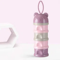 Baby 4 Layers Milk Powder Formula Dispenser Snacks Container Food Storage Box- PP-8