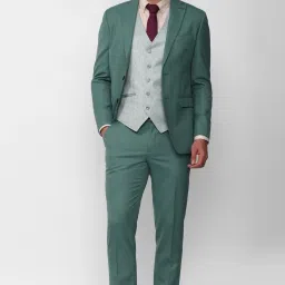 Men Single Breasted - 2 button Solid Suit-image-70