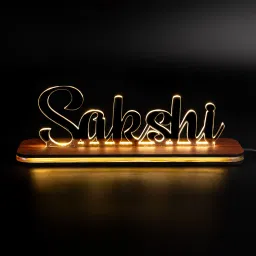 ACRYLIC TABLE NAME LAMP Table Lamp-17