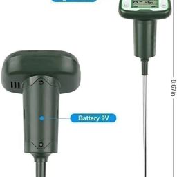 r-tek RT-642-SOIL-METER Soil Temperature, Air Temperature, Air Humidity Tester soil Meter Pin-Type Digital Moisture Measurer image 3