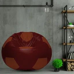 XL Pouffe Bean Bag Cover(Without Beans)-image-73