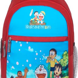 Unisex Kids School Backpack with Bottle Holder | Cartoon Print | Waterproof School Bag-image-14