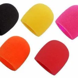 5 pcs Foam Mic Cover (Multicolor) Studio Microphone Foam Mic Shield Cover Mic Foam-image-21