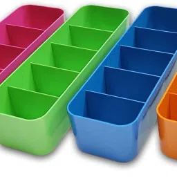 Pilotmart Plastic Storage Box Drawer Organizer For Socks And Undergarments Closet Divider-image-78