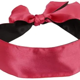 Red Silk Blindfold Eye Mask Perfect for Valentine’s Gift, Romantic Date Nights-image-22