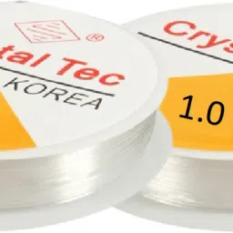 1.0 mm (2 Roll) Elastic Rope Cord String for Bracelet / Jewellery Making-50