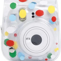 Zikkon Instax Mini 12 Colorful Dots Transparent CarryingCamera Bag-picture-14