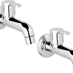 kamal Long Body Bib Cock Fusion (Set of 2) Nozzle Cock Faucet-picture-2