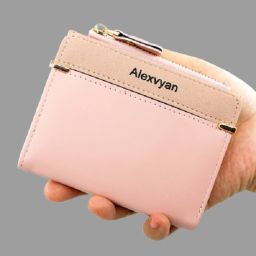 Women Casual Pink Artificial Leather RFID Wallet-image-87