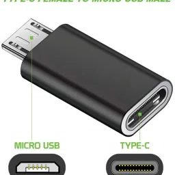 99Gems Multicolor USB 3.1 Type C Female to Micro USB Male Adapter Connector Phone Converter-6