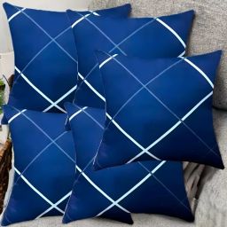 LUXURY Microfibre Solid Cushion Pack of 5-image-66