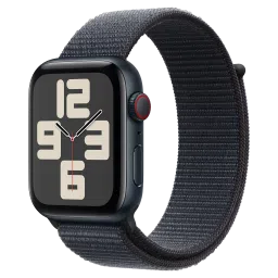Apple Watch SE GPS+Cellular with Ink Sport Loop (44mm Retina LTPO OLED Display, Midnight Aluminium Case)-picture-1