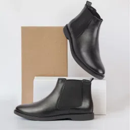 High Ankle Slip On Outdoor Fashion Winter Chelsea Boots For Men-image-22