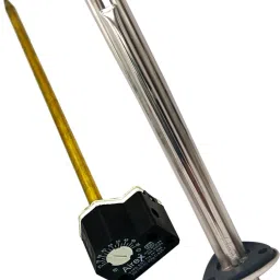 Triangle Geyser Element 1000 W With 7 Inch Thermostat Temperature Sensor 1000 W Shock Proof Immersion Heater Rod-2