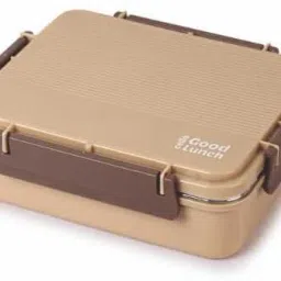 good lunch INSULATED LUNCH BOX WITH steel veg box grey BIG 2 Containers Lunch Box-picture-7