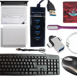 ANJO Keyboard-LED Mouse-Pad-3.0 USB Hub-Cleaner-OTG M&C Type 2in1-Ext 1.5m-LED-Skin Combo Set-0