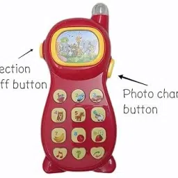 time 2 toys Learning Mobile phone for toys for toddlers and kids with Image projection image 5