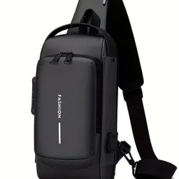 Small 4 L Backpack Men'S Anti-Theft Password Lock Chest Bag, Casual Style, Multi-Compartment-image-108