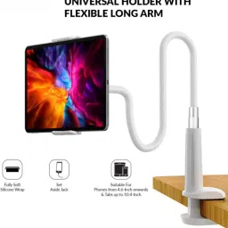 Aliens Basic Universal Tabletop 360 Degree Flexible Rotation with 4 to 10.5 Inches Mobile Holder image 3
