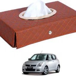 Cross-Tan Tissue Box Leatherette-323 Vehicle Tissue Dispenser-image-94