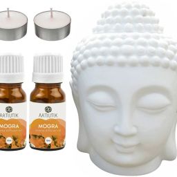 Mogra, Tlight Buddha Head Diffuser Set-18