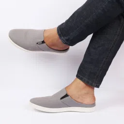 Casual Back Open Canvas Stylish Slip On Shoes Mojaris For Men-image-56